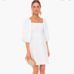 Tuckernuck Annie Smocked White Dress